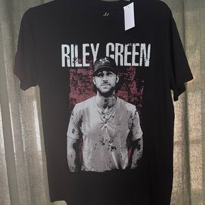 Riley Green Country Music Men's Black Graphic Tee - Size Medium / Brand NEW